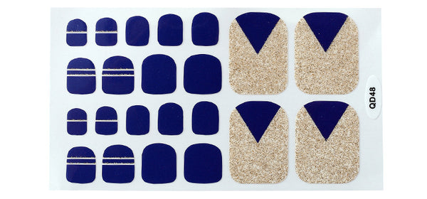 12 Sizes-24 Pcs Press On Nails 1QD041