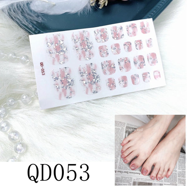 12 Sizes-24 Pcs Press On Nails 1QD041
