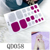 12 Sizes-24 Pcs Press On Nails 1QD041