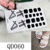 12 Sizes-24 Pcs Press On Nails 1QD041