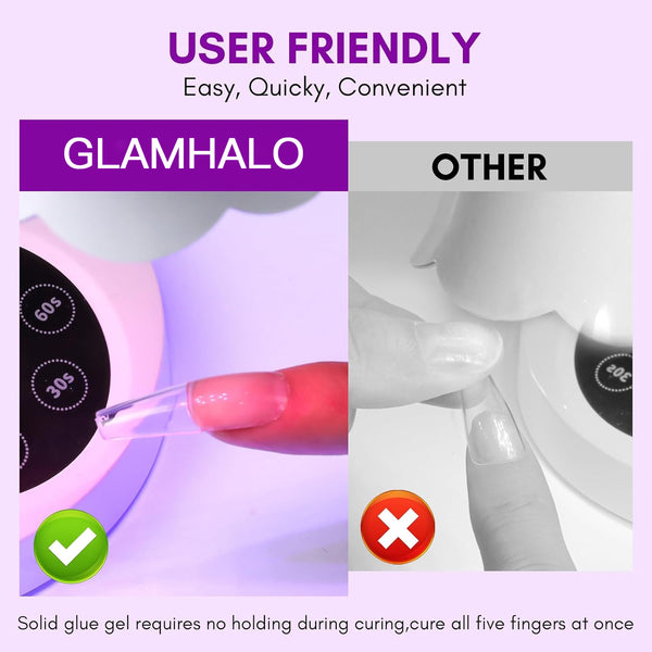 Solid Nail Gel Glue For Nail Tips and press on nails nail glue