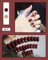 12 Sizes-24 Pcs Press On Nails R001