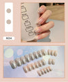 12 Sizes-24 Pcs Press On Nails R001
