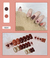 12 Sizes-24 Pcs Press On Nails R041