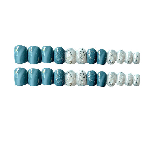 12 Sizes-24 Pcs Press On Nails JP671