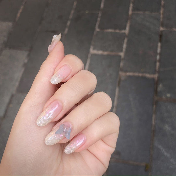 12 Sizes-24 Pcs Press On Nails JP744