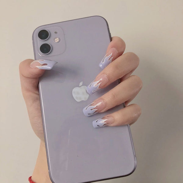 12 Sizes-24 Pcs Press On Nails JP752