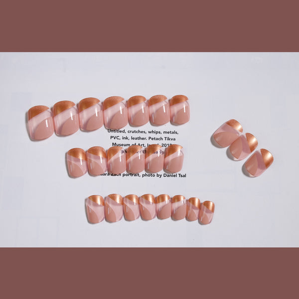 12 Sizes-24 Pcs Press On Nails JP753