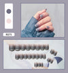 12 Sizes-24 Pcs Press On Nails R041