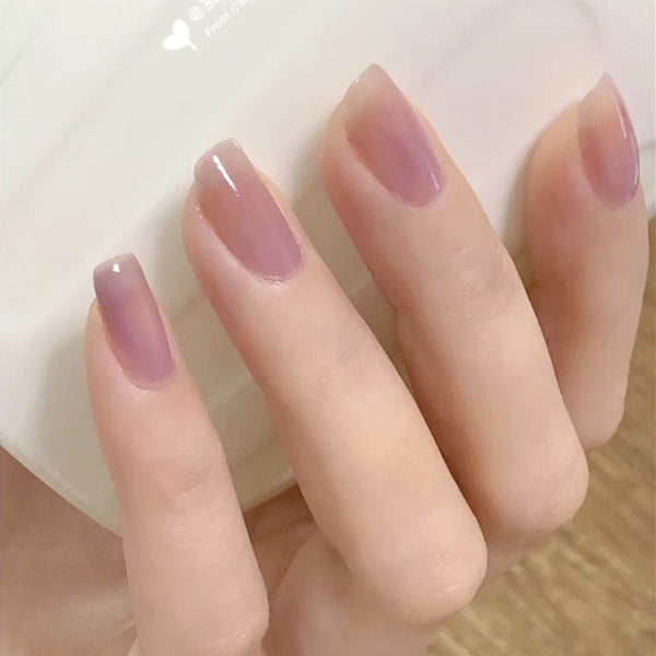 12 Sizes-24 Pcs Press On Nails R076