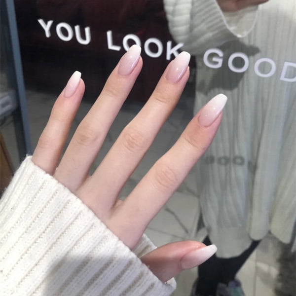 12 Sizes-24 Pcs Press On Nails R079
