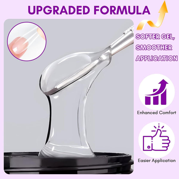 Solid Nail Gel Glue For Nail Tips and press on nails nail glue