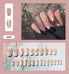 12 Sizes-24 Pcs Press On Nails Z001