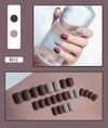 12 Sizes-24 Pcs Press On Nails R001