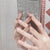 12 Sizes-24 Pcs Press On Nails glue-version
