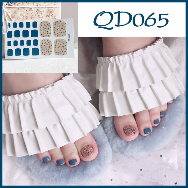 12 Sizes-24 Pcs Press On Nails QD62