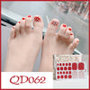 12 Sizes-24 Pcs Press On Nails QD62