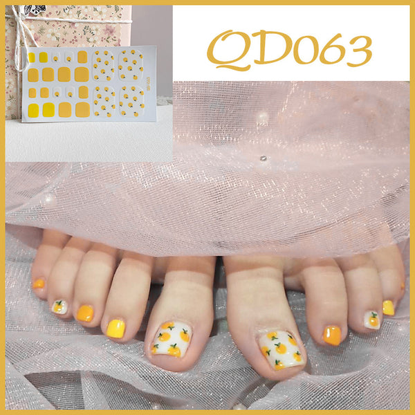 12 Sizes-24 Pcs Press On Nails QD62