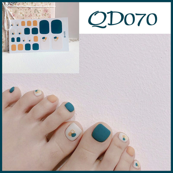 12 Sizes-24 Pcs Press On Nails QD62