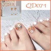 12 Sizes-24 Pcs Press On Nails QD62