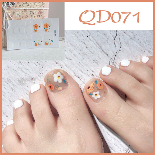 12 Sizes-24 Pcs Press On Nails QD62