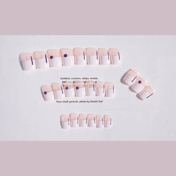 12 Sizes-24 Pcs Press On Nails JP813