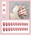 12 Sizes-24 Pcs Press On Nails MOS006