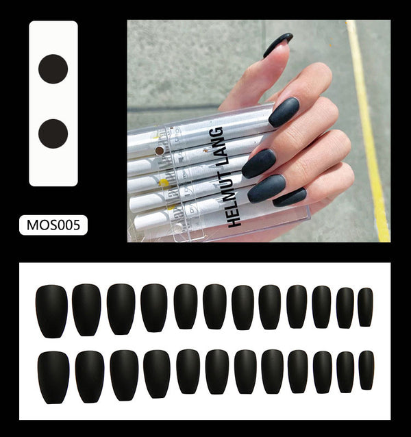 12 Sizes-24 Pcs Press On Nails MOS005