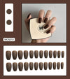 12 Sizes-24 Pcs Press On Nails MOS010
