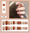 12 Sizes-24 Pcs Press On Nails R081