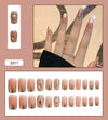 12 Sizes-24 Pcs Press On Nails Z001
