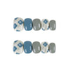 12 Sizes-24 Pcs Press On Nails JP816