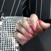 12 Sizes-24 Pcs Press On Nails JP817