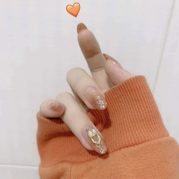 12 Sizes-24 Pcs Press On Nails JP820