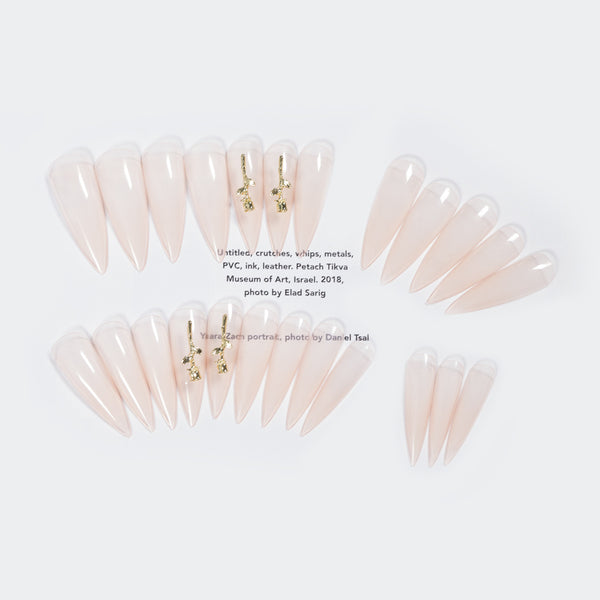 12 Sizes-24 Pcs Press On Nails JP826