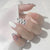 12 Sizes-24 Pcs Press On Nails JP824
