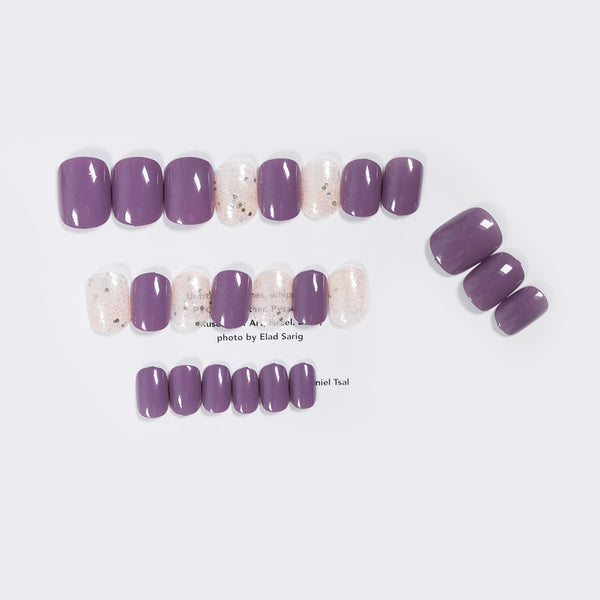 12 Sizes-24 Pcs Press On Nails JP827