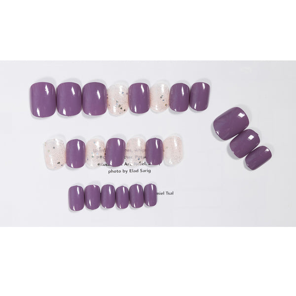 12 Sizes-24 Pcs Press On Nails JP827