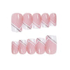 12 Sizes-24 Pcs Press On Nails JP823