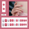 12 Sizes-24 Pcs Press On Nails R081