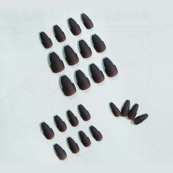 12 Sizes-24 Pcs Press On Nails JP831