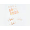 12 Sizes-24 Pcs Press On Nails JP833