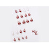 12 Sizes-24 Pcs Press On Nails JP844
