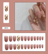 12 Sizes-24 Pcs Press On Nails Z015
