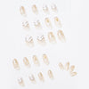 12 Sizes-24 Pcs Press On Nails JP846