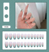 12 Sizes-24 Pcs Press On Nails R081