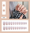 12 Sizes-24 Pcs Press On Nails R107