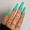 12 Sizes-24 Pcs Press On Nails JP850