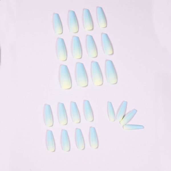 12 Sizes-24 Pcs Press On Nails JP904