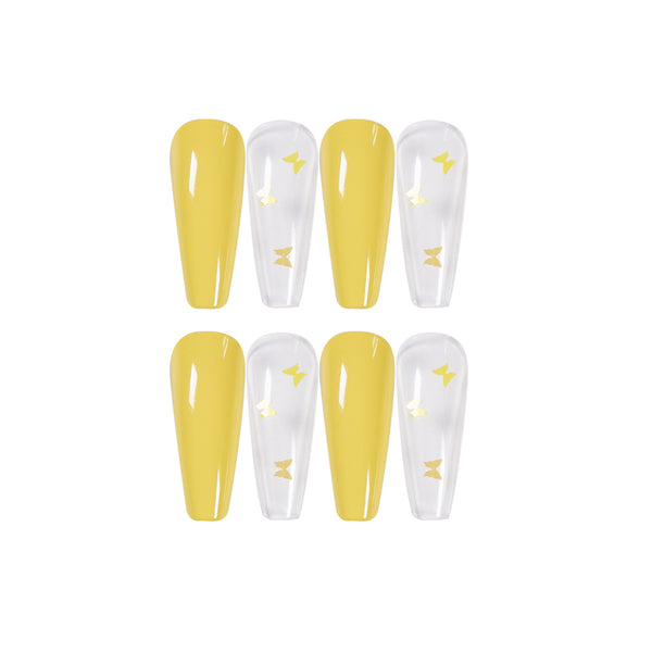 12 Sizes-24 Pcs Press On Nails JP861